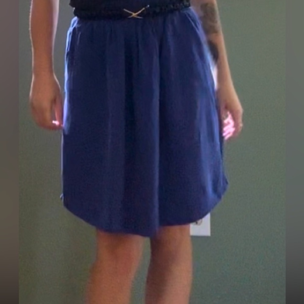 💜Purple A-Line Skirt-S